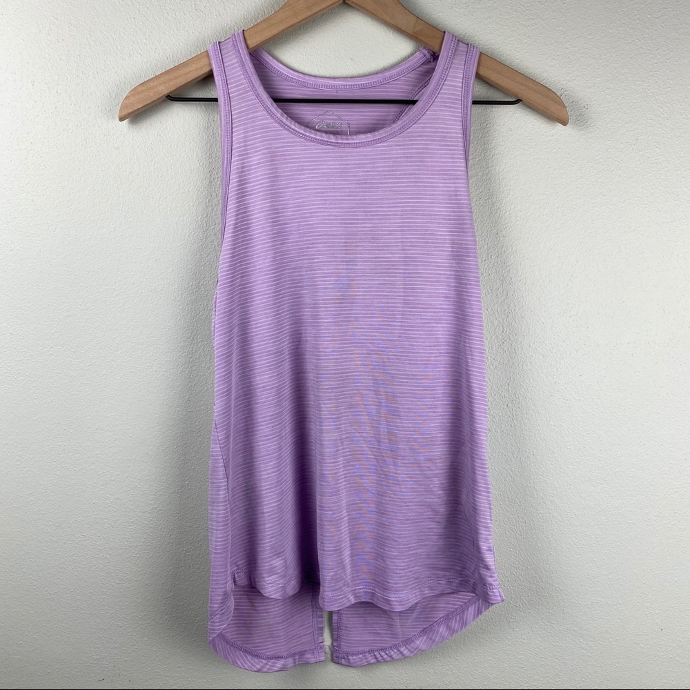 Asics Striped Athletic Tank Top Size XS